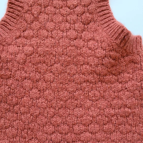 Lali Rust Knit Romper Bonnet Set